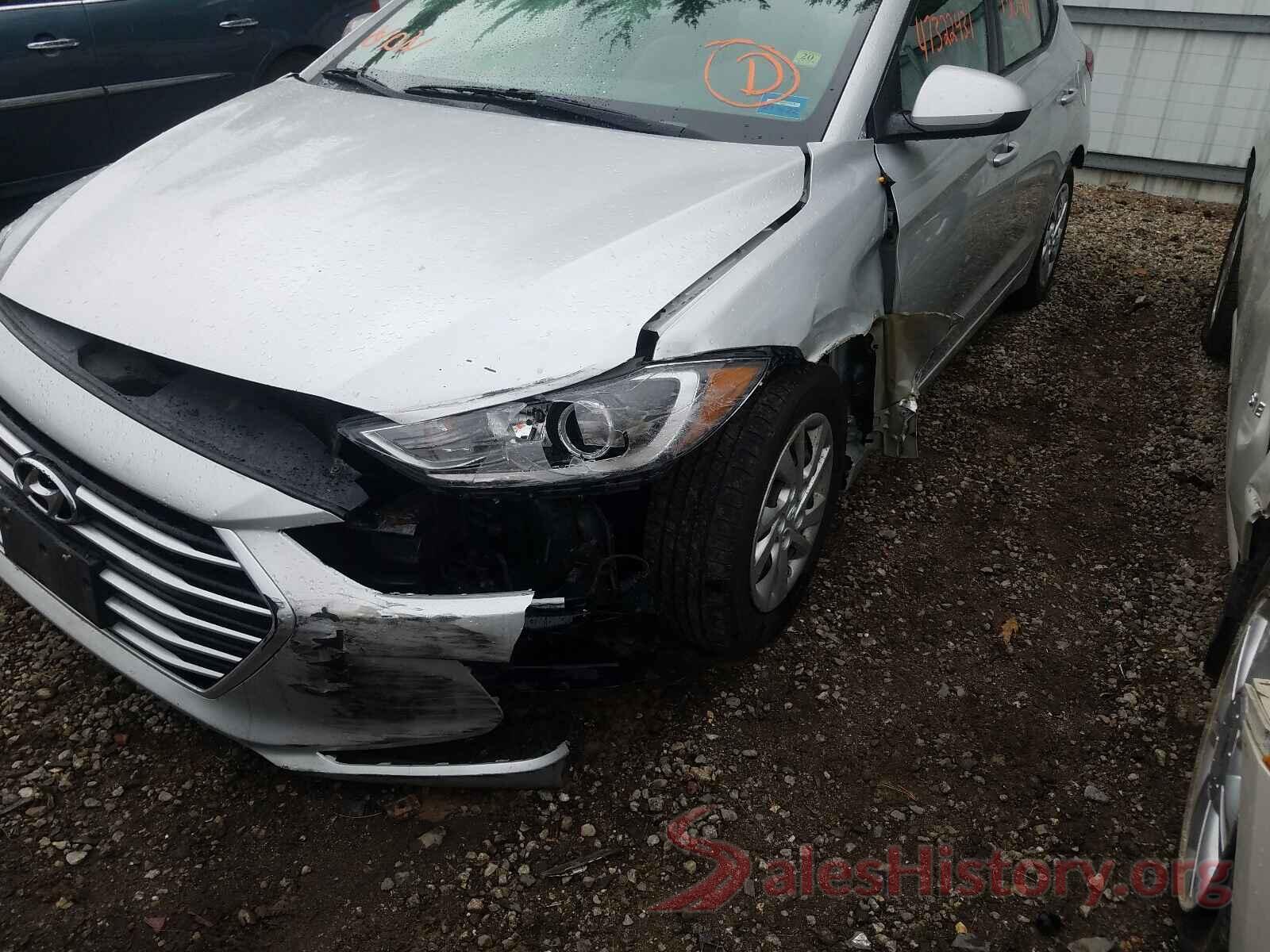 5NPD74LF4HH100413 2017 HYUNDAI ELANTRA