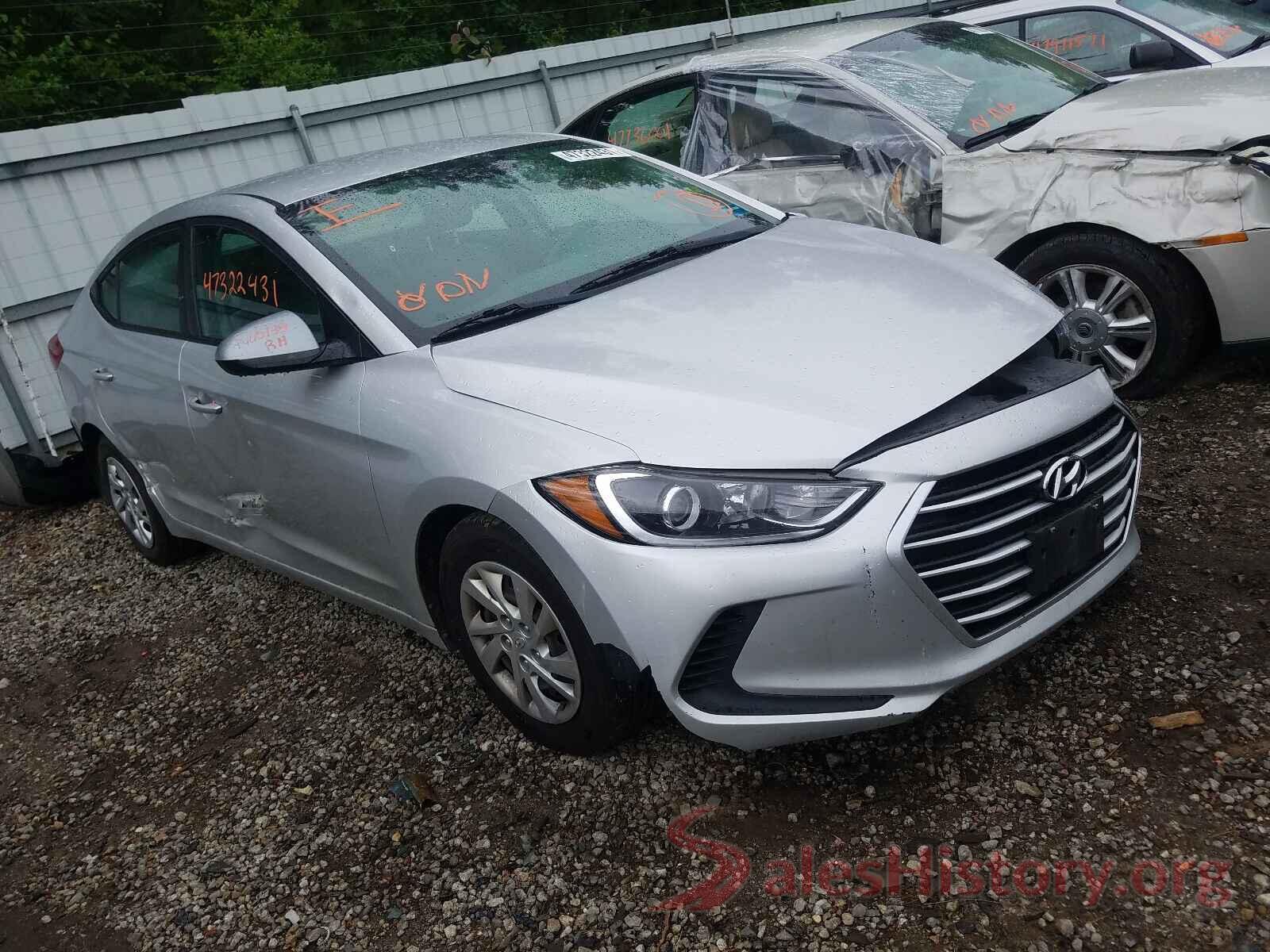 5NPD74LF4HH100413 2017 HYUNDAI ELANTRA