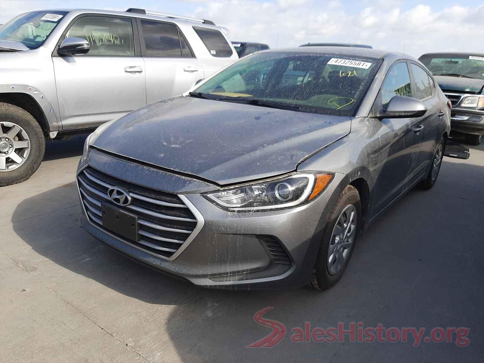 KMHD74LF1HU394659 2017 HYUNDAI ELANTRA