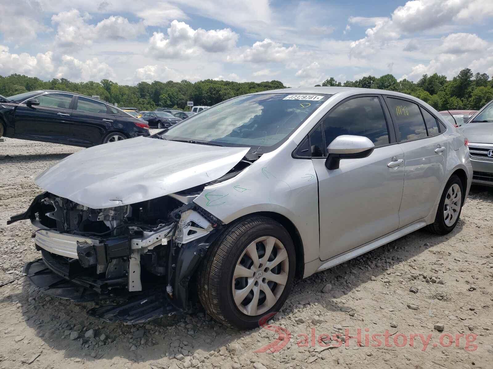 JTDEPMAE2MJ154292 2021 TOYOTA COROLLA