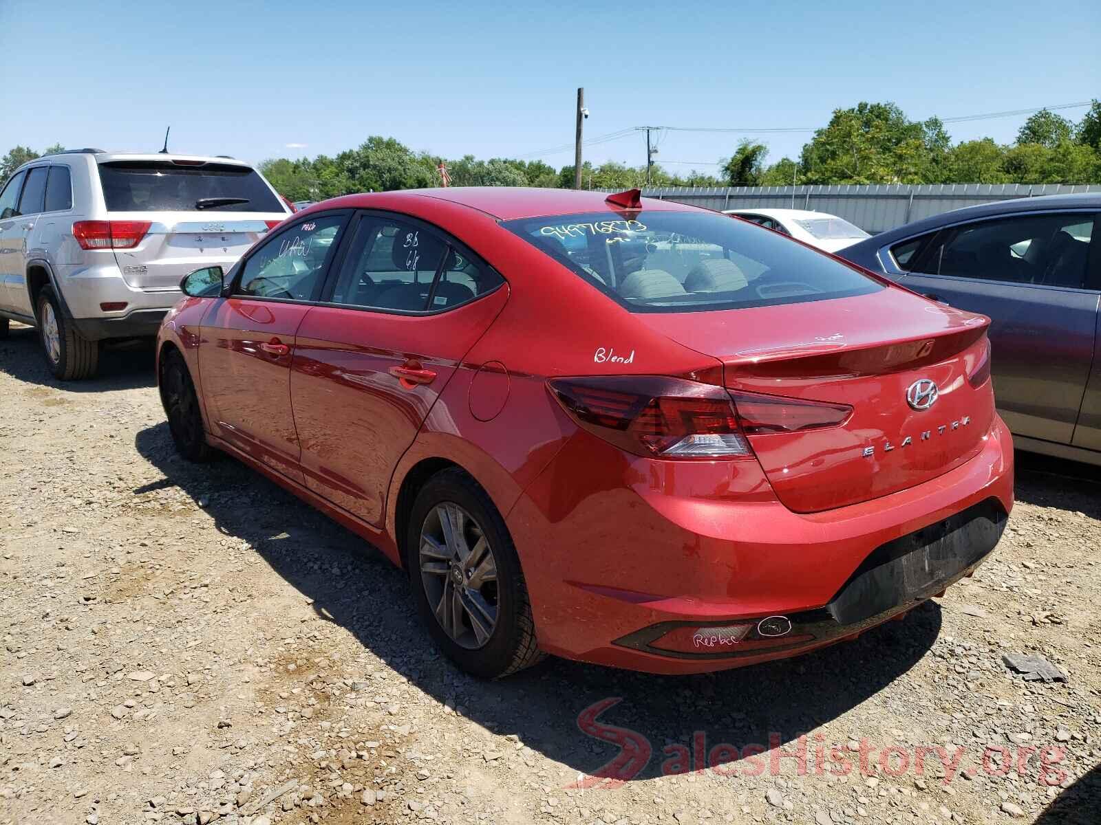 5NPD84LFXKH470706 2019 HYUNDAI ELANTRA