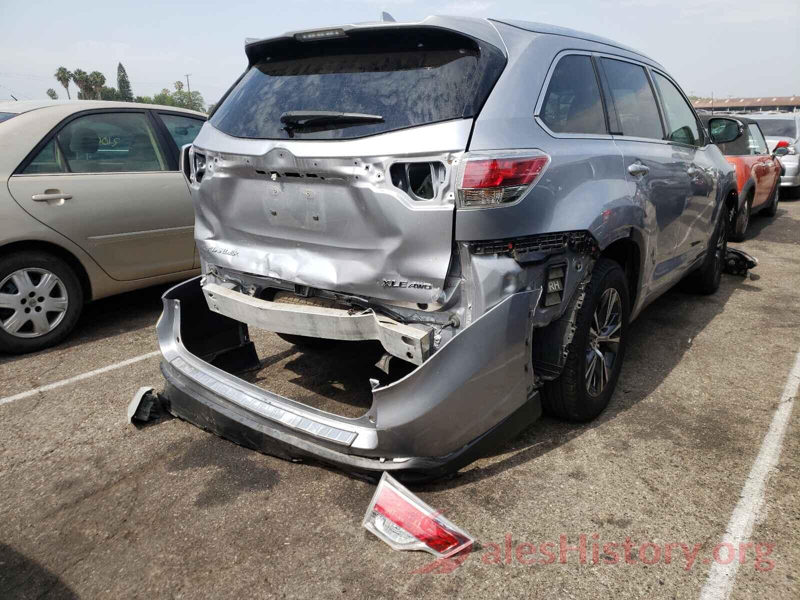 5TDJKRFHXGS503588 2016 TOYOTA HIGHLANDER