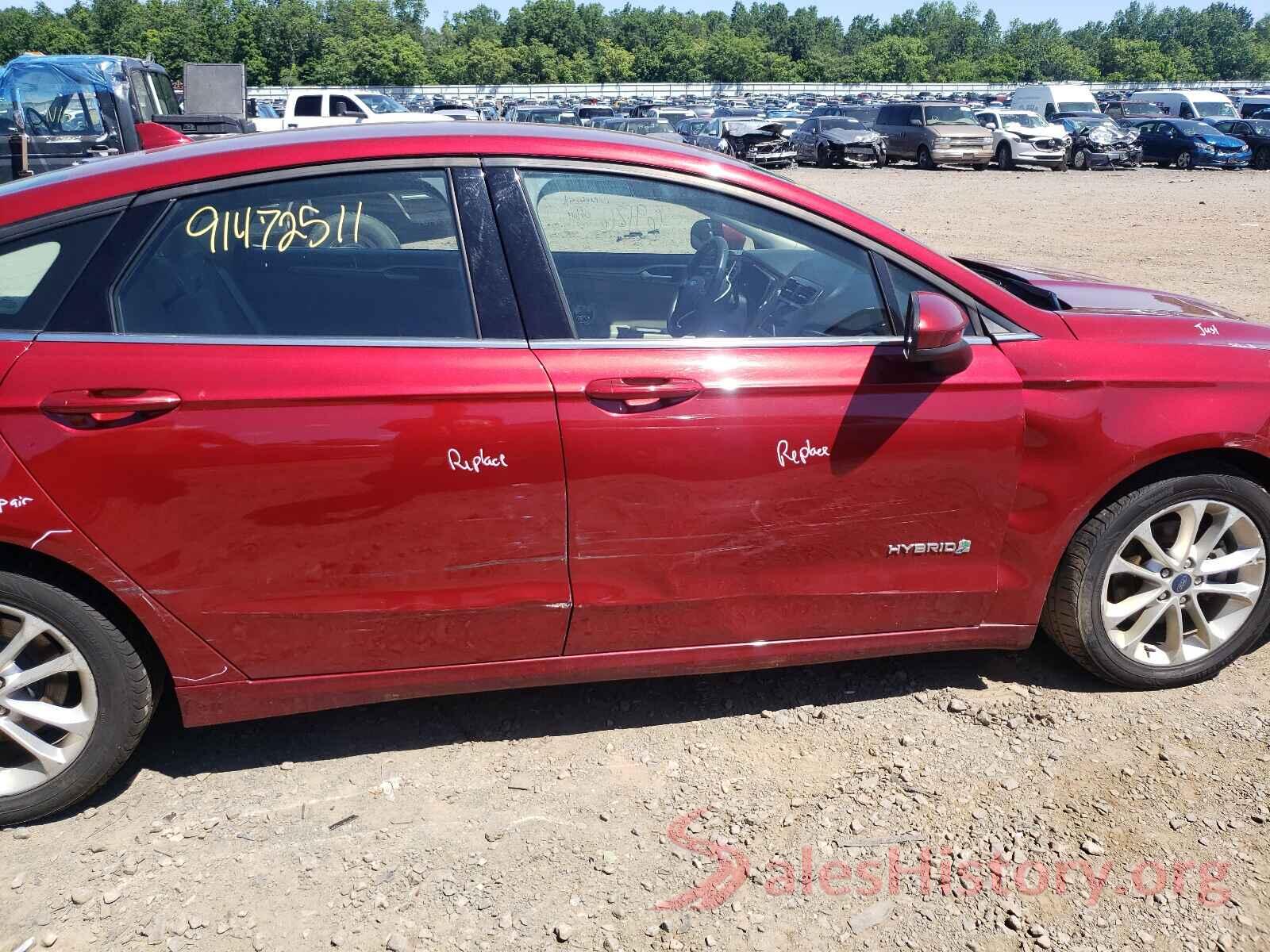 3FA6P0LU0KR210868 2019 FORD FUSION