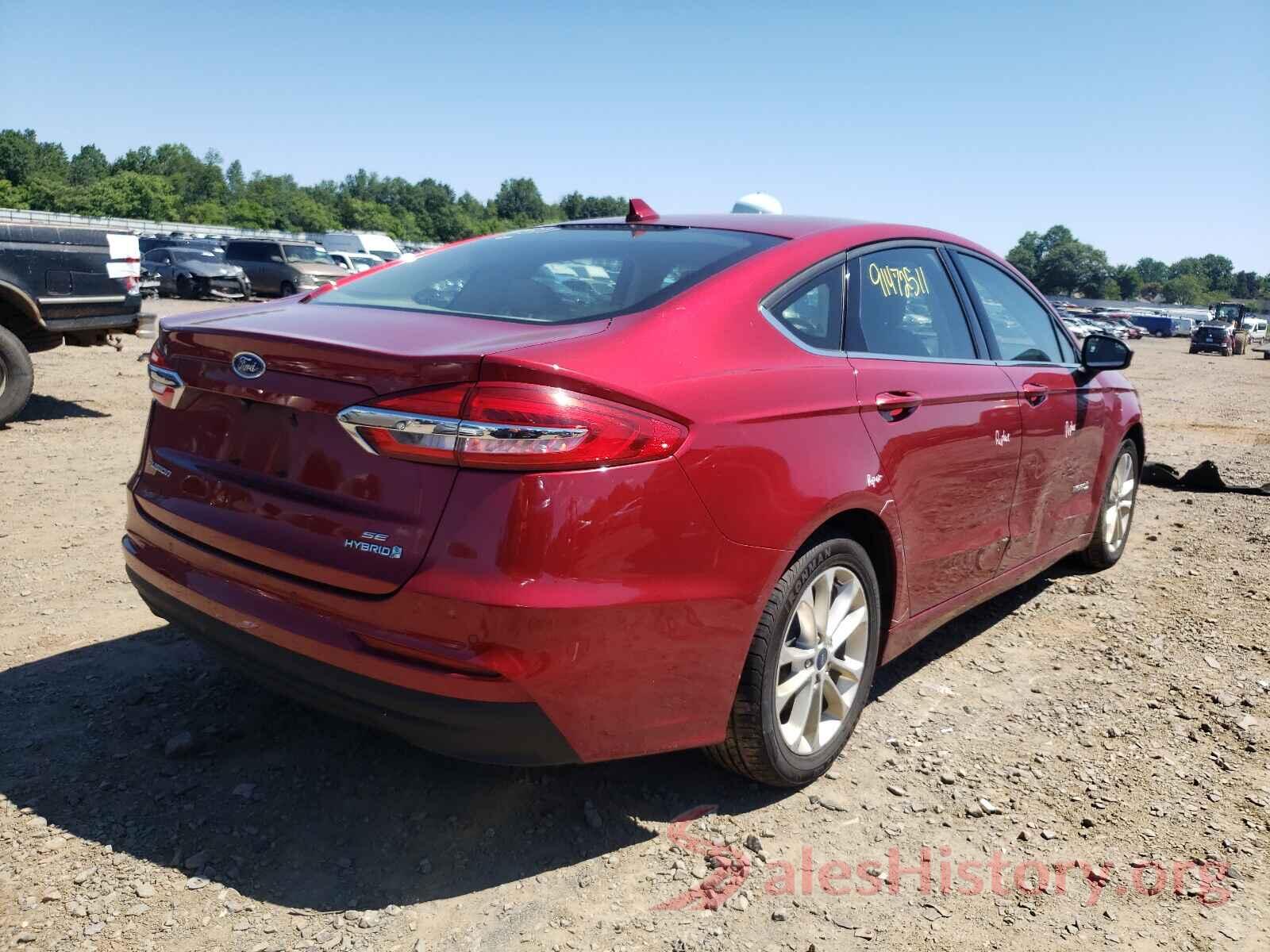 3FA6P0LU0KR210868 2019 FORD FUSION