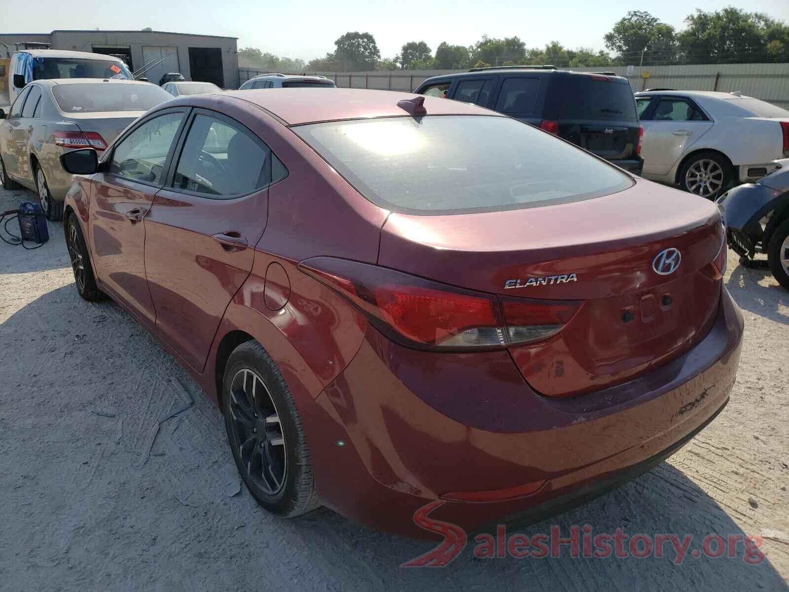 5NPDH4AEXGH754158 2016 HYUNDAI ELANTRA