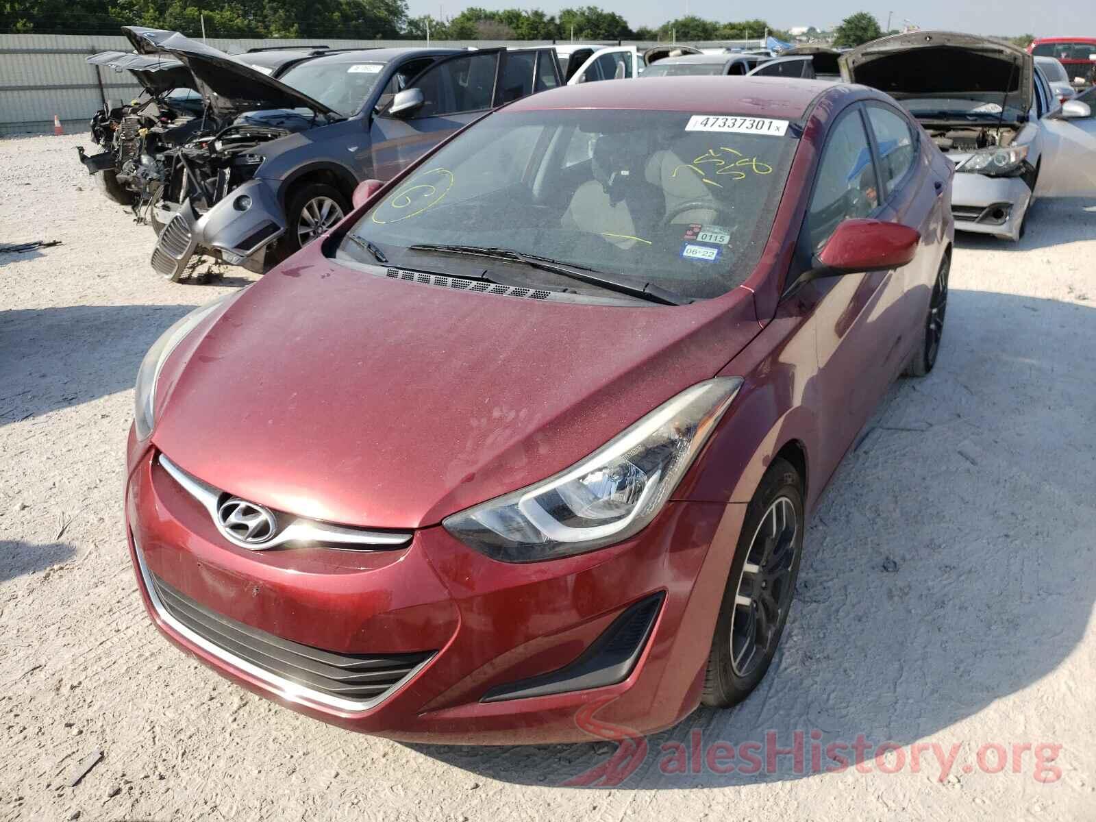 5NPDH4AEXGH754158 2016 HYUNDAI ELANTRA