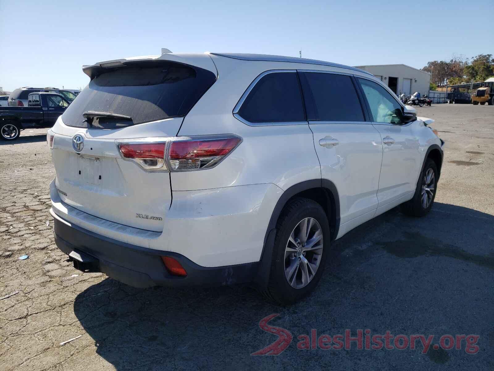 5TDJKRFH5ES041289 2014 TOYOTA HIGHLANDER