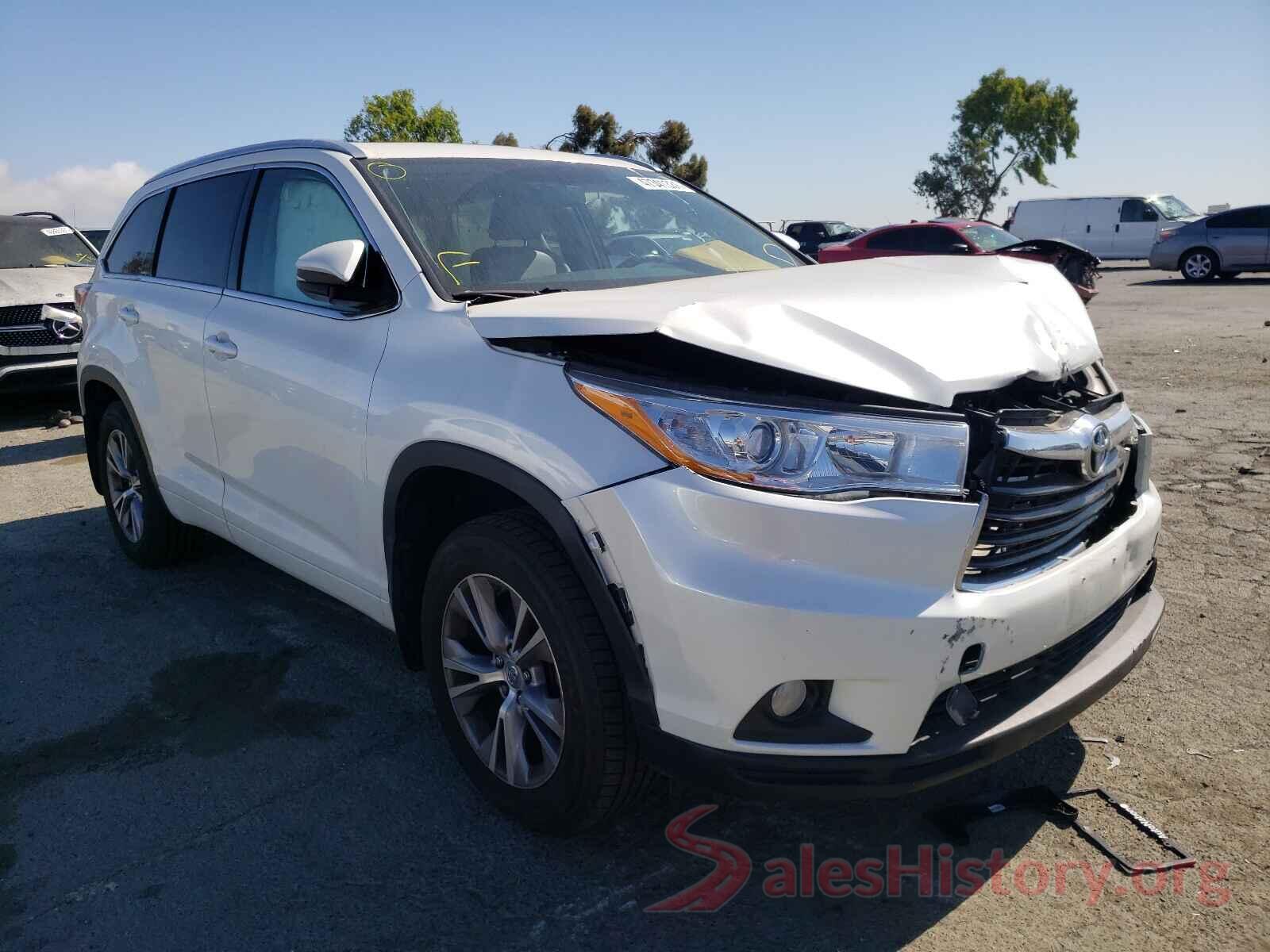 5TDJKRFH5ES041289 2014 TOYOTA HIGHLANDER