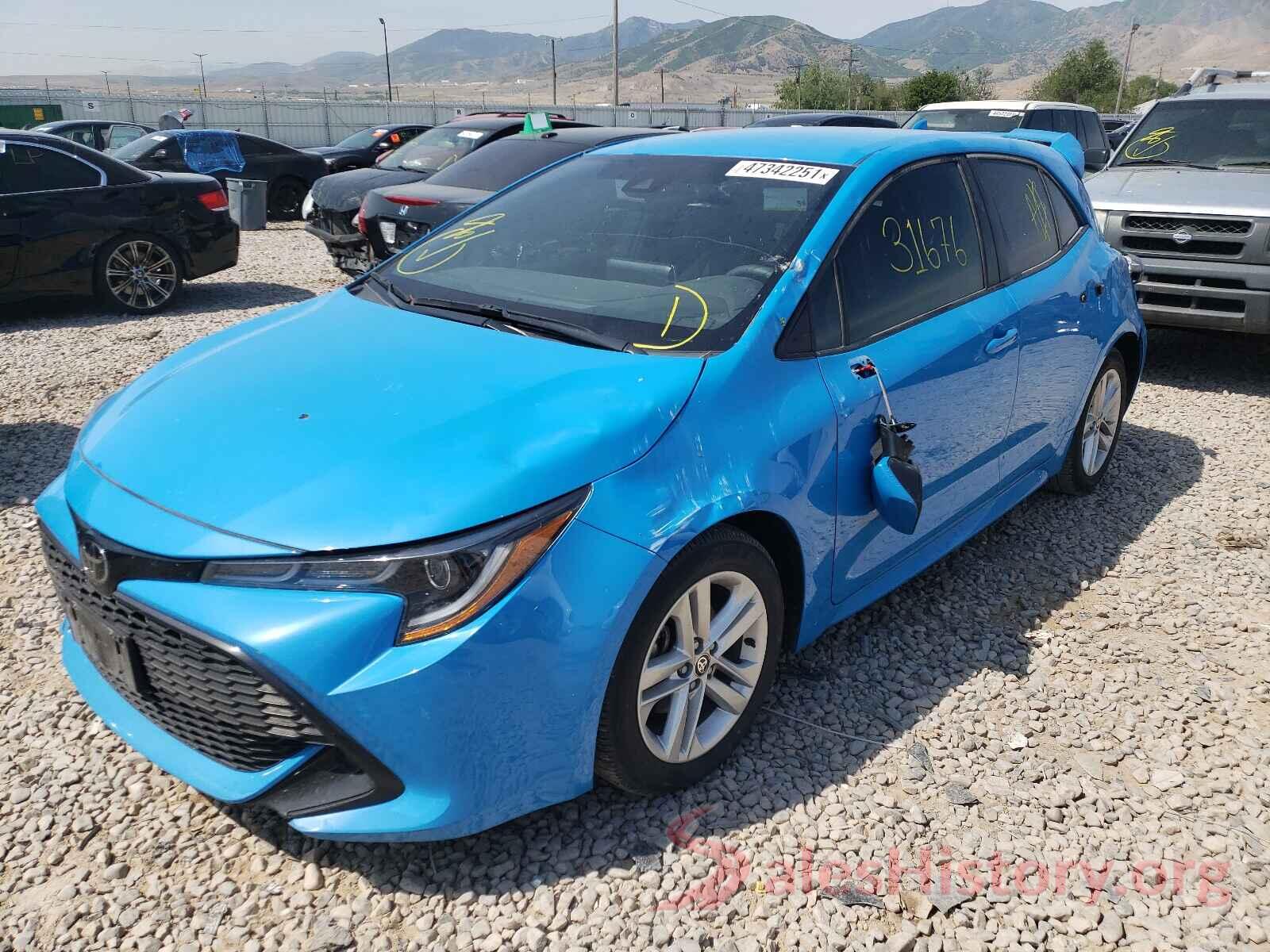 JTNK4RBEXK3041470 2019 TOYOTA COROLLA