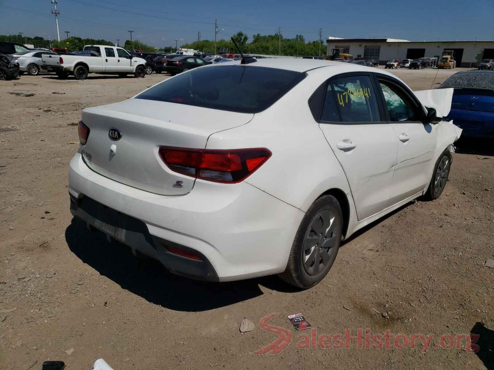 3KPA24AD0LE334516 2020 KIA RIO