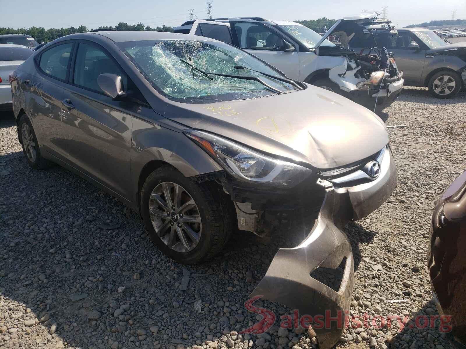 5NPDH4AE4GH656677 2016 HYUNDAI ELANTRA