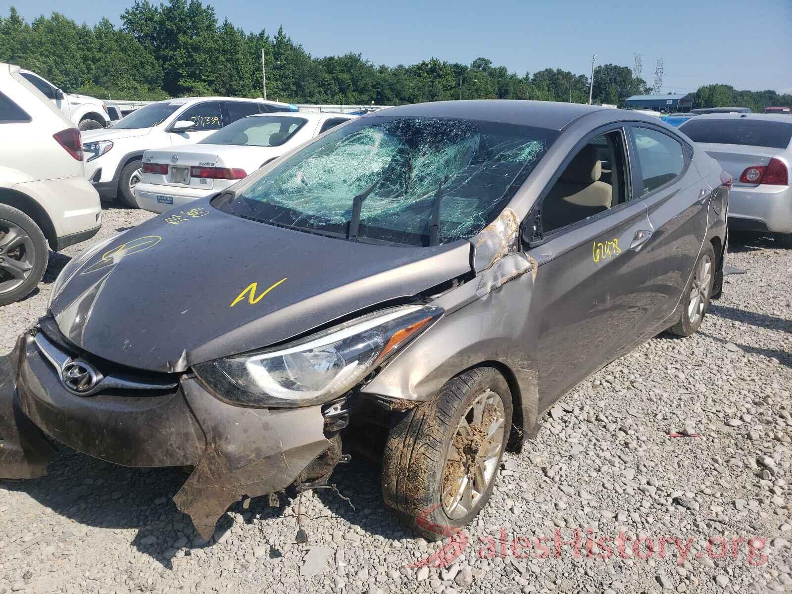 5NPDH4AE4GH656677 2016 HYUNDAI ELANTRA