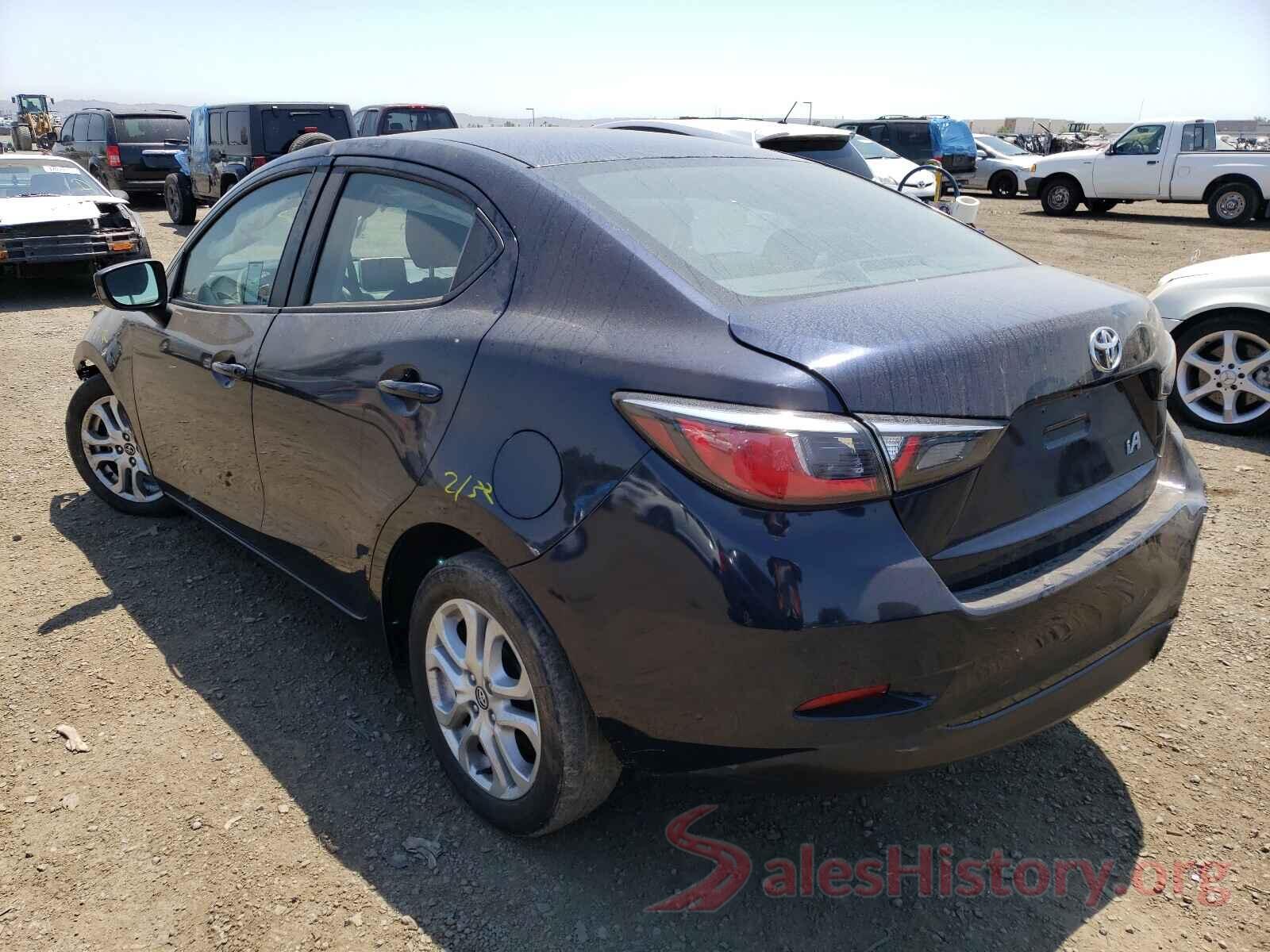 3MYDLBYVXHY172205 2017 TOYOTA YARIS