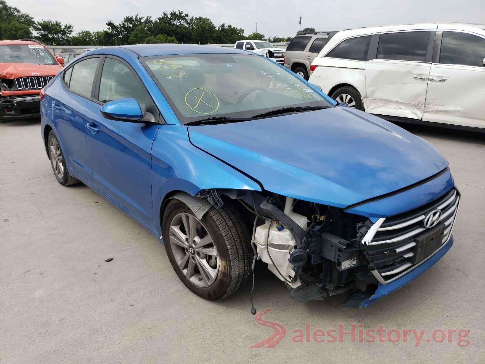 5NPD84LF2HH047739 2017 HYUNDAI ELANTRA