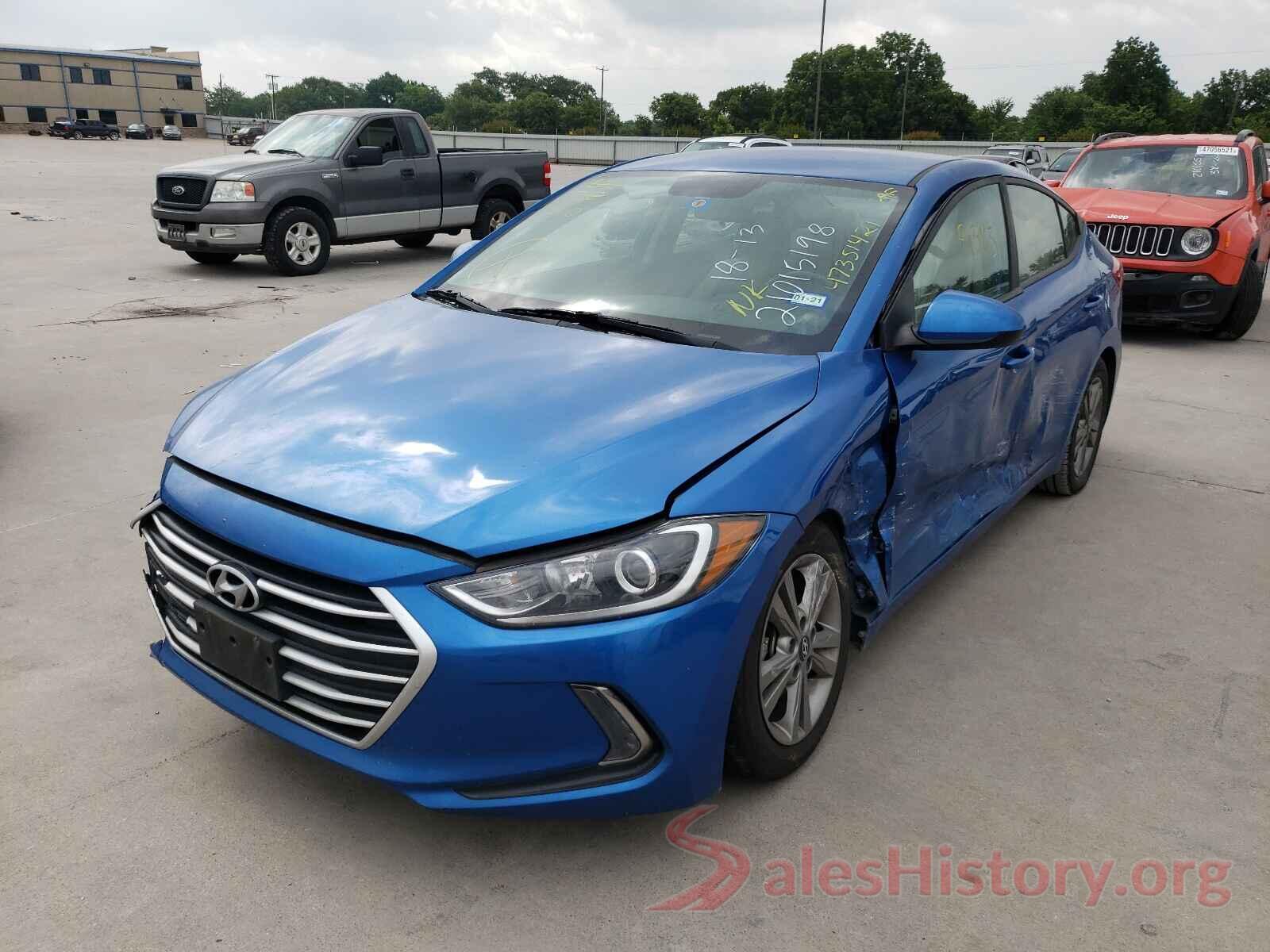 5NPD84LF2HH047739 2017 HYUNDAI ELANTRA