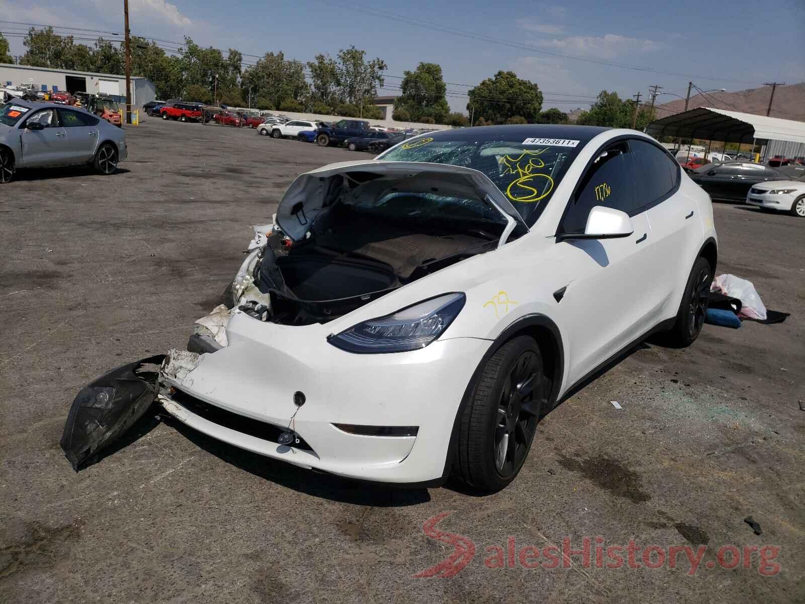 5YJYGDEE2LF055730 2020 TESLA MODEL Y