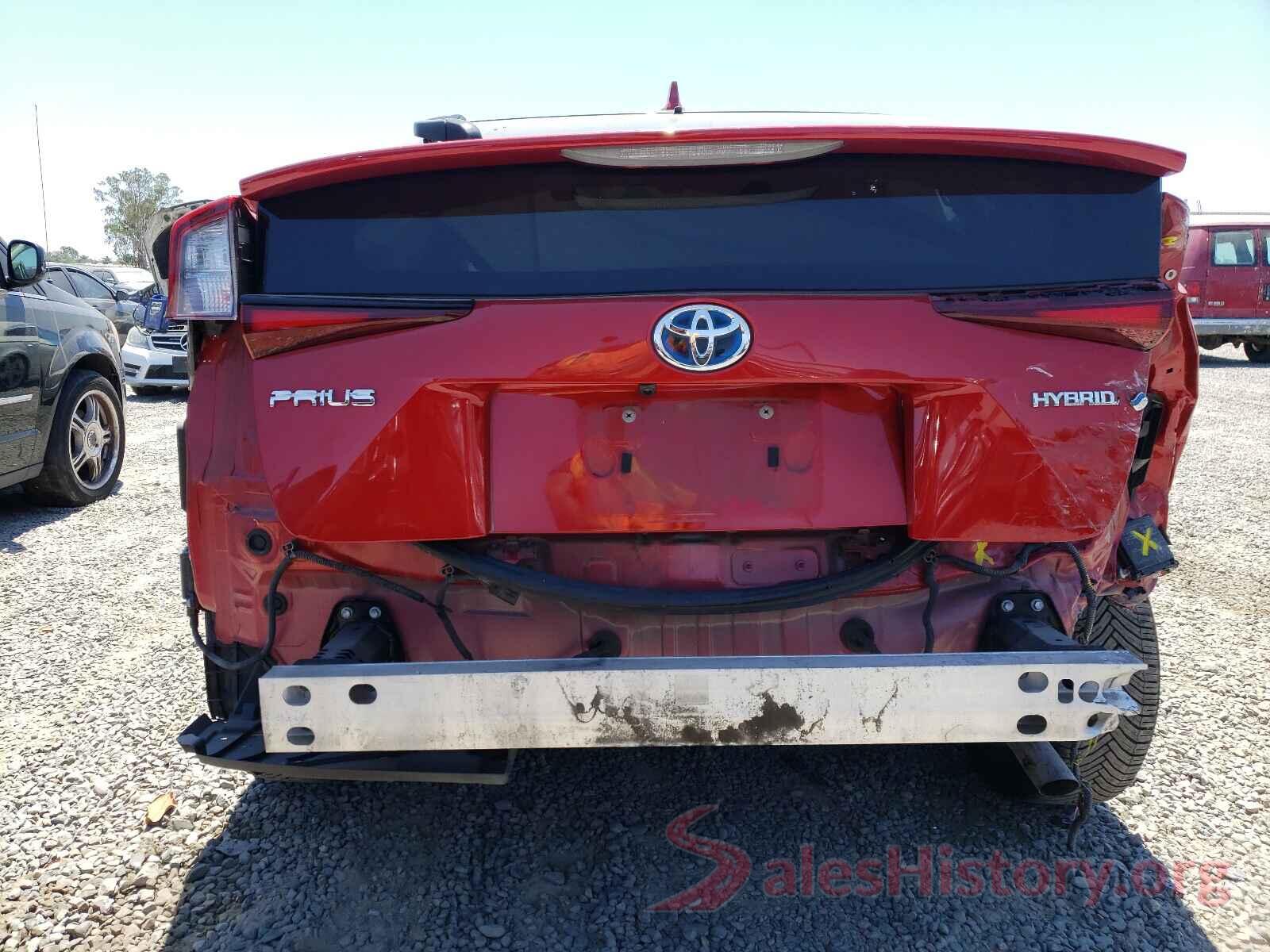 JTDKARFU6K3070401 2019 TOYOTA PRIUS