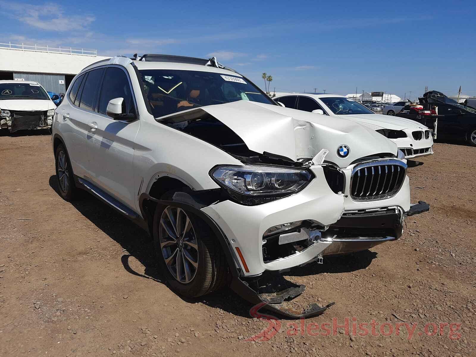 5UXTR7C53KLR53224 2019 BMW X3