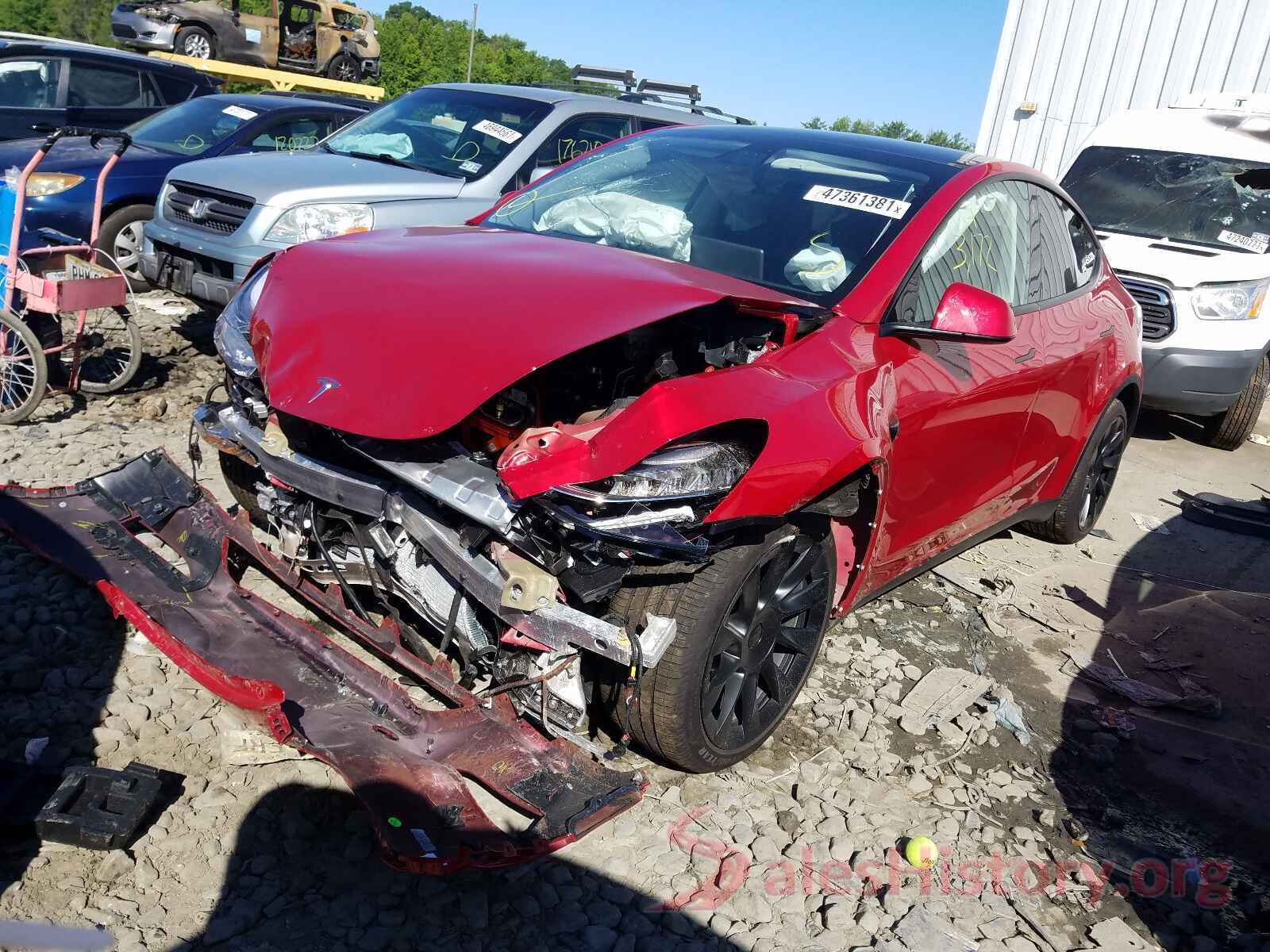 5YJYGDEE0MF152961 2021 TESLA MODEL Y