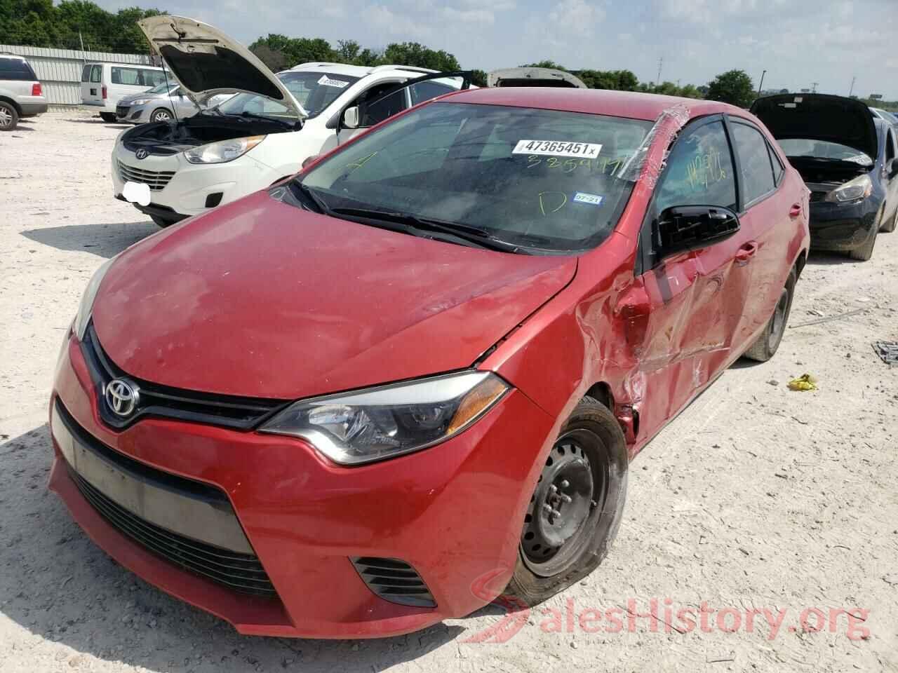 5YFBURHE3GP385944 2016 TOYOTA COROLLA