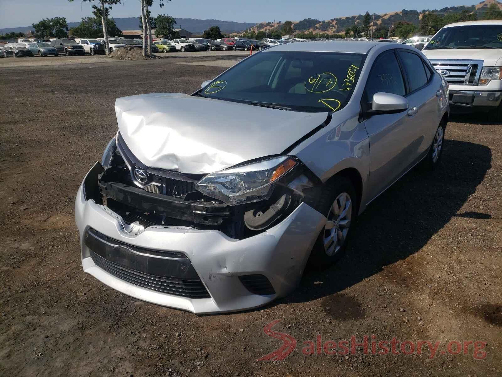 2T1BURHE3GC585061 2016 TOYOTA COROLLA