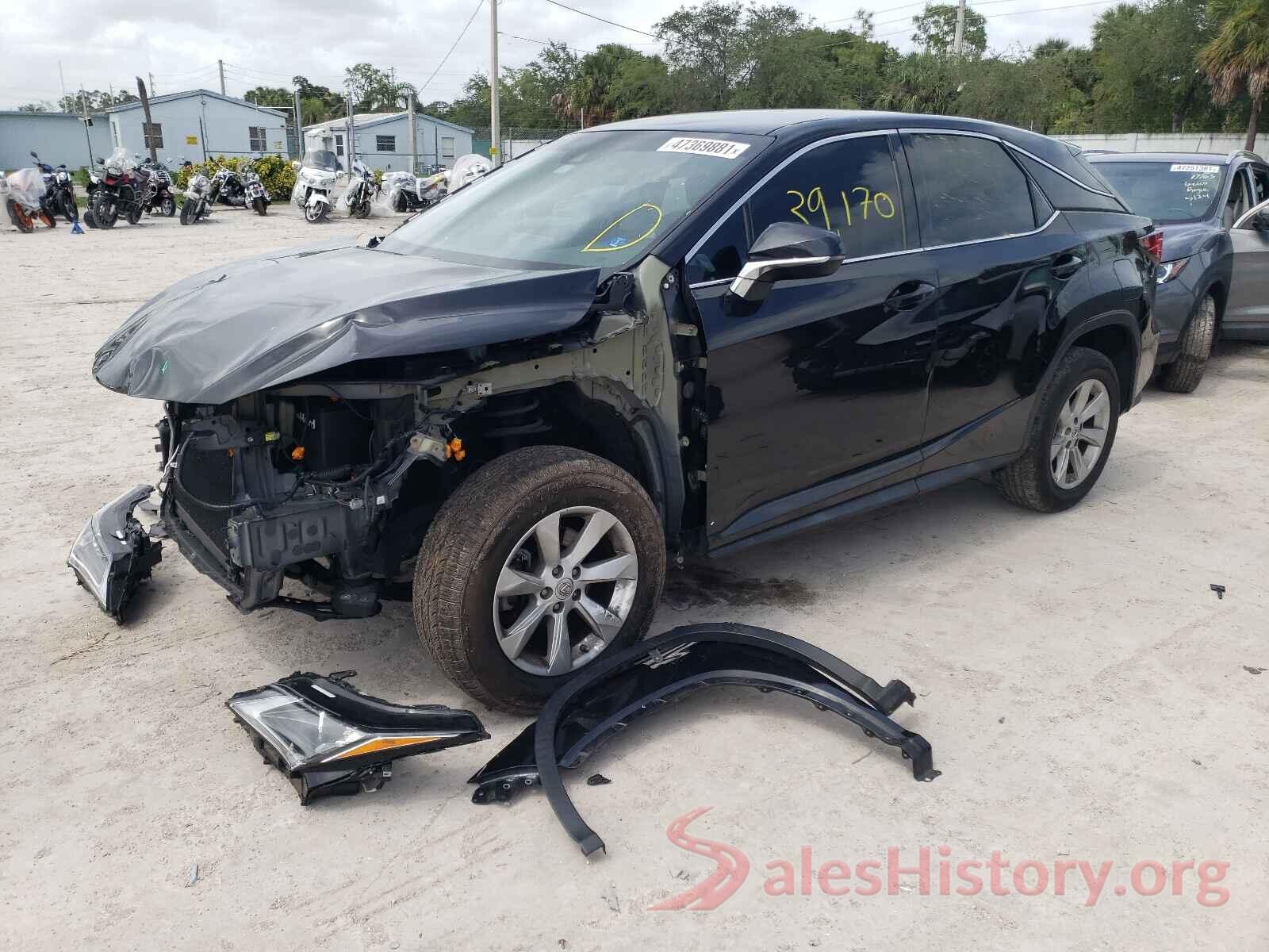 2T2ZZMCA4HC092980 2017 LEXUS RX350