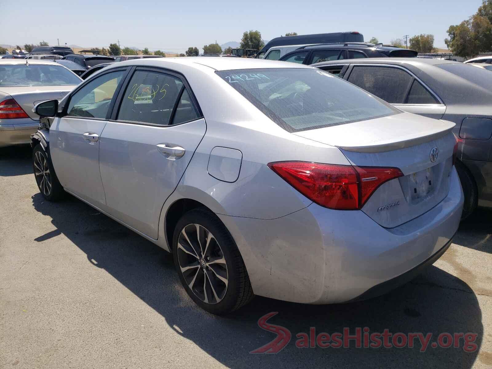 2T1BURHE4KC213804 2019 TOYOTA COROLLA