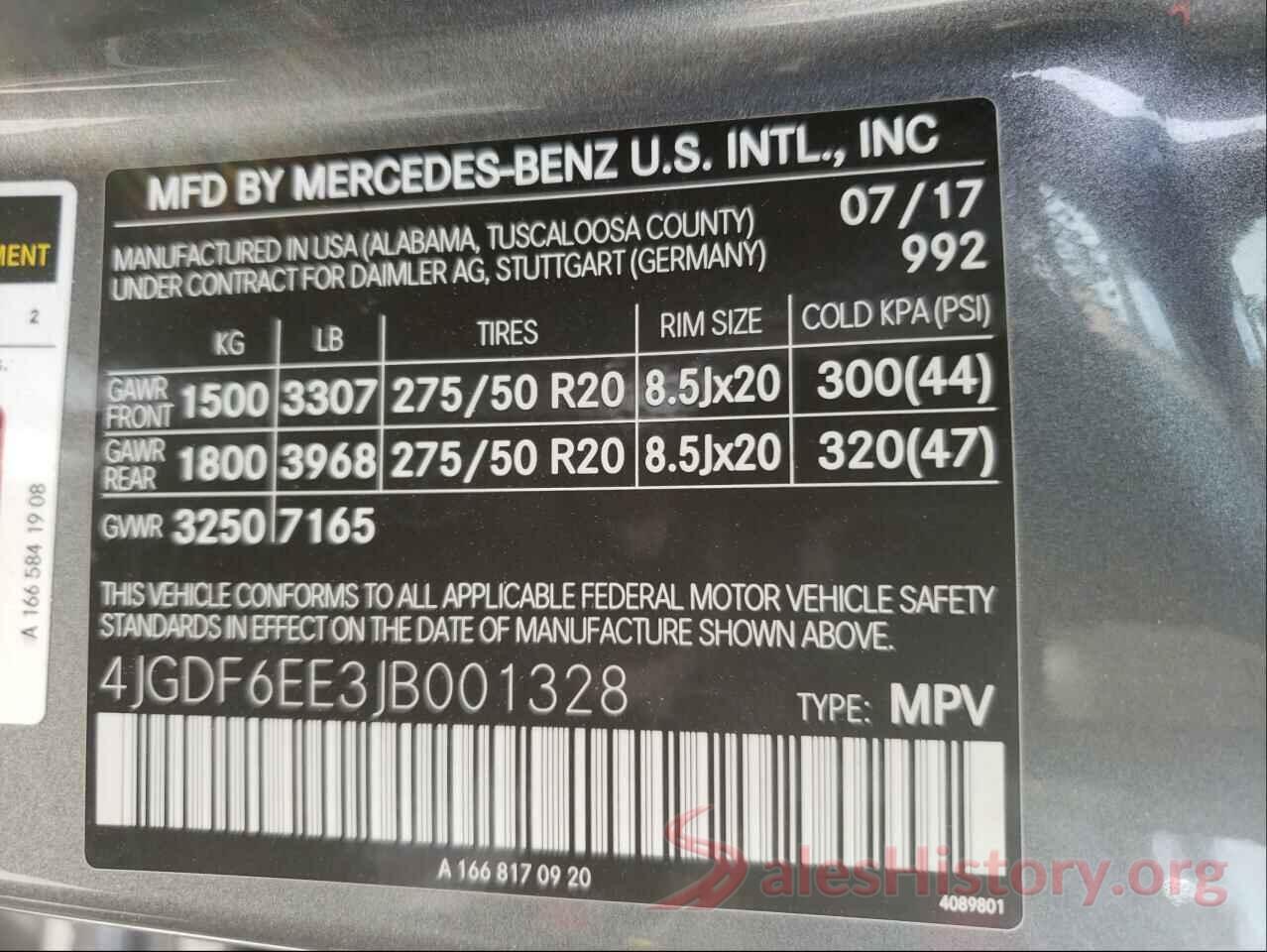 4JGDF6EE3JB001328 2018 MERCEDES-BENZ G CLASS