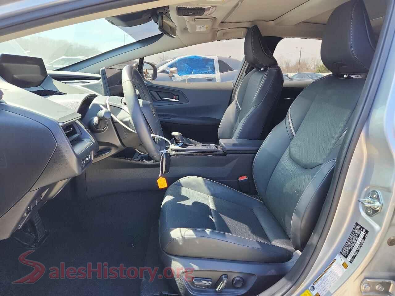 2024 TOYOTA PRIUS VIN JTDADABU3R3014727, engine bay