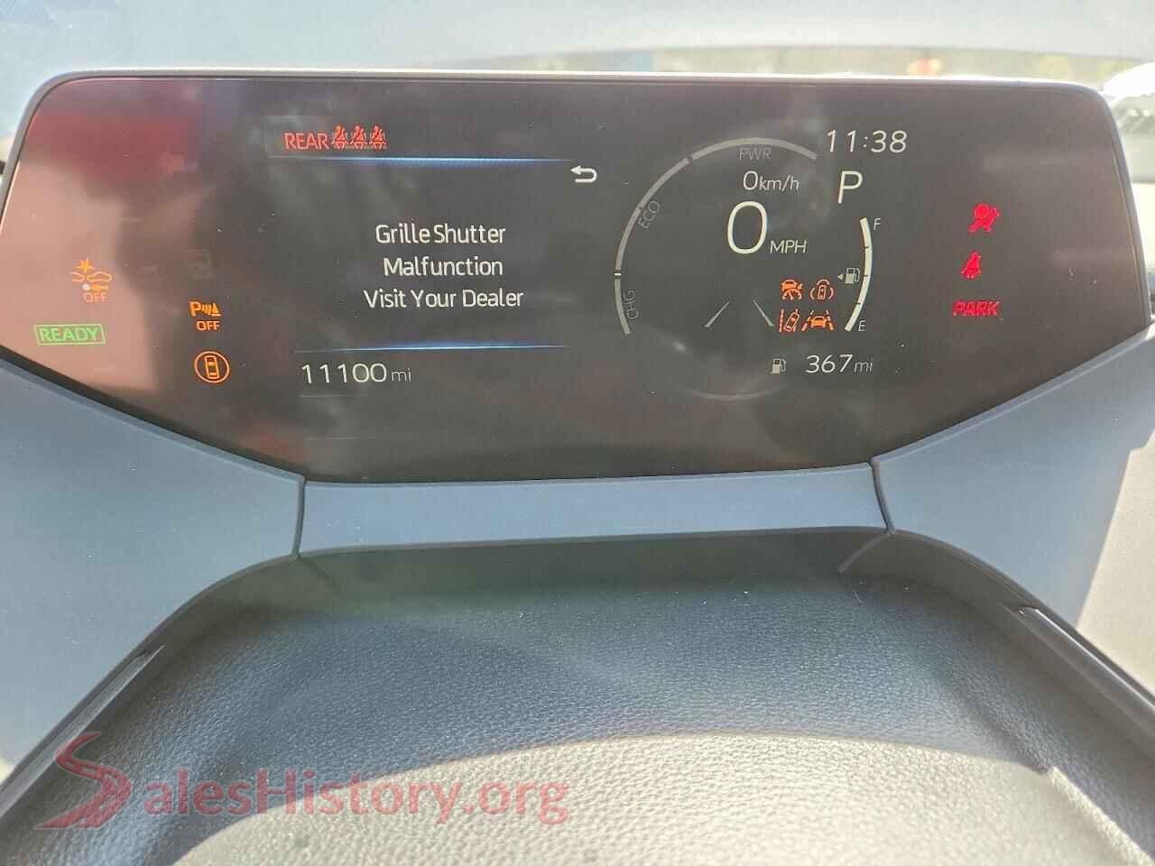 2024 TOYOTA PRIUS VIN JTDADABU3R3014727, interior center console