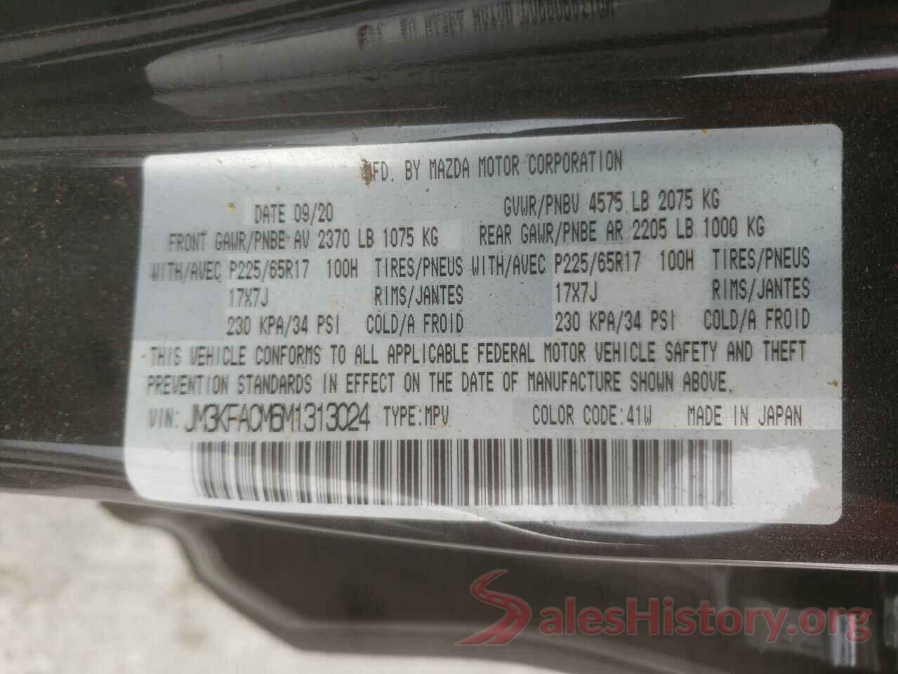 JM3KFACM6M1313024 2021 MAZDA CX-5