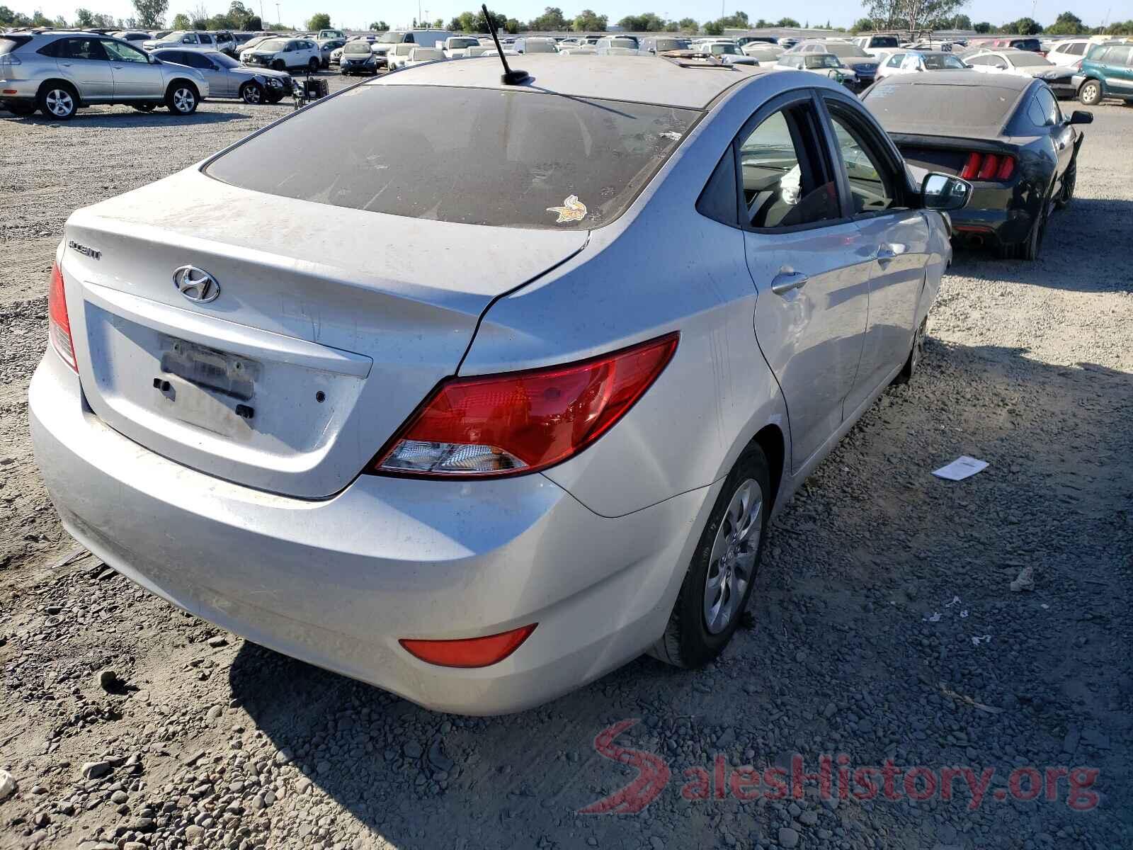 KMHCT4AE1GU124072 2016 HYUNDAI ACCENT