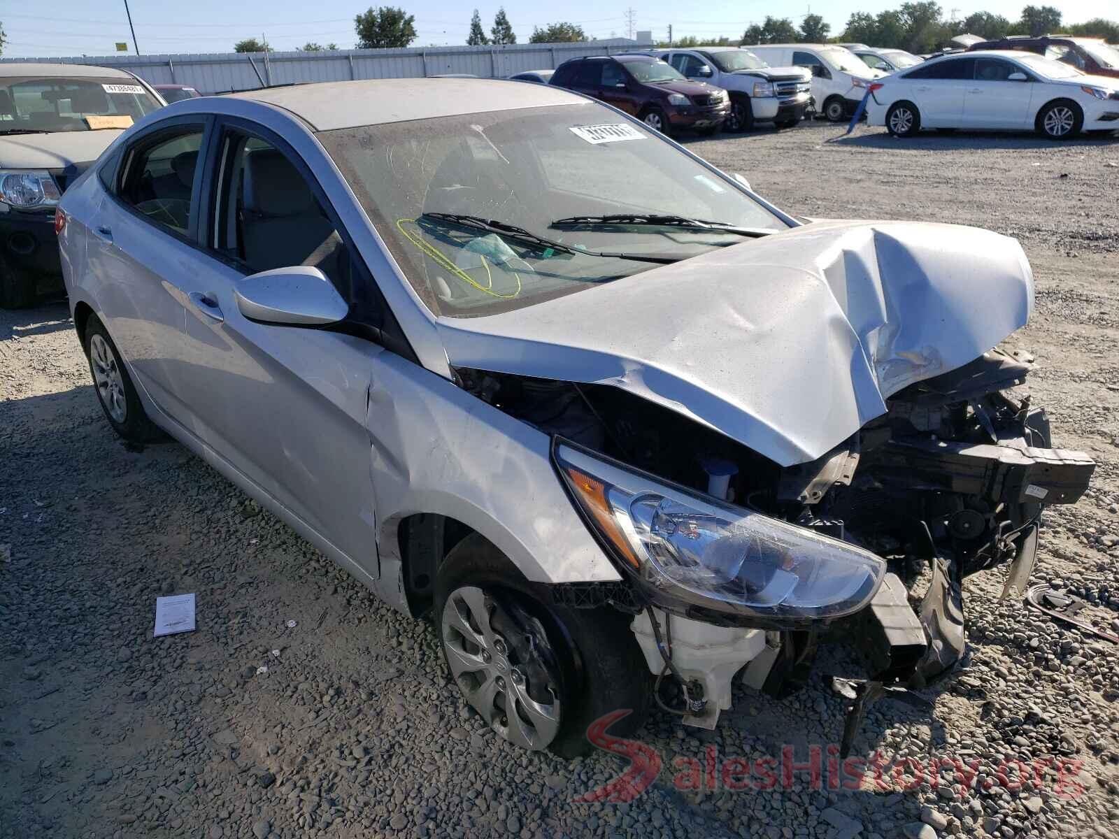 KMHCT4AE1GU124072 2016 HYUNDAI ACCENT