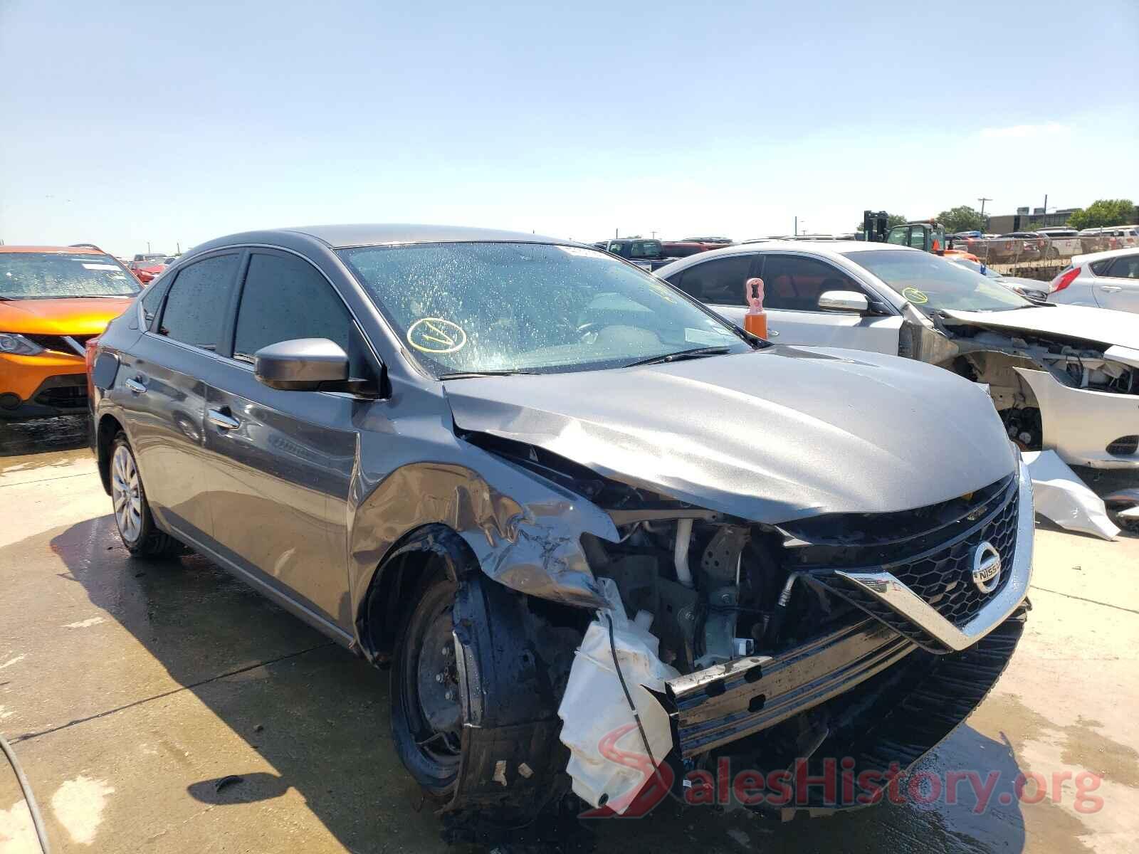 3N1AB7APXKY227114 2019 NISSAN SENTRA