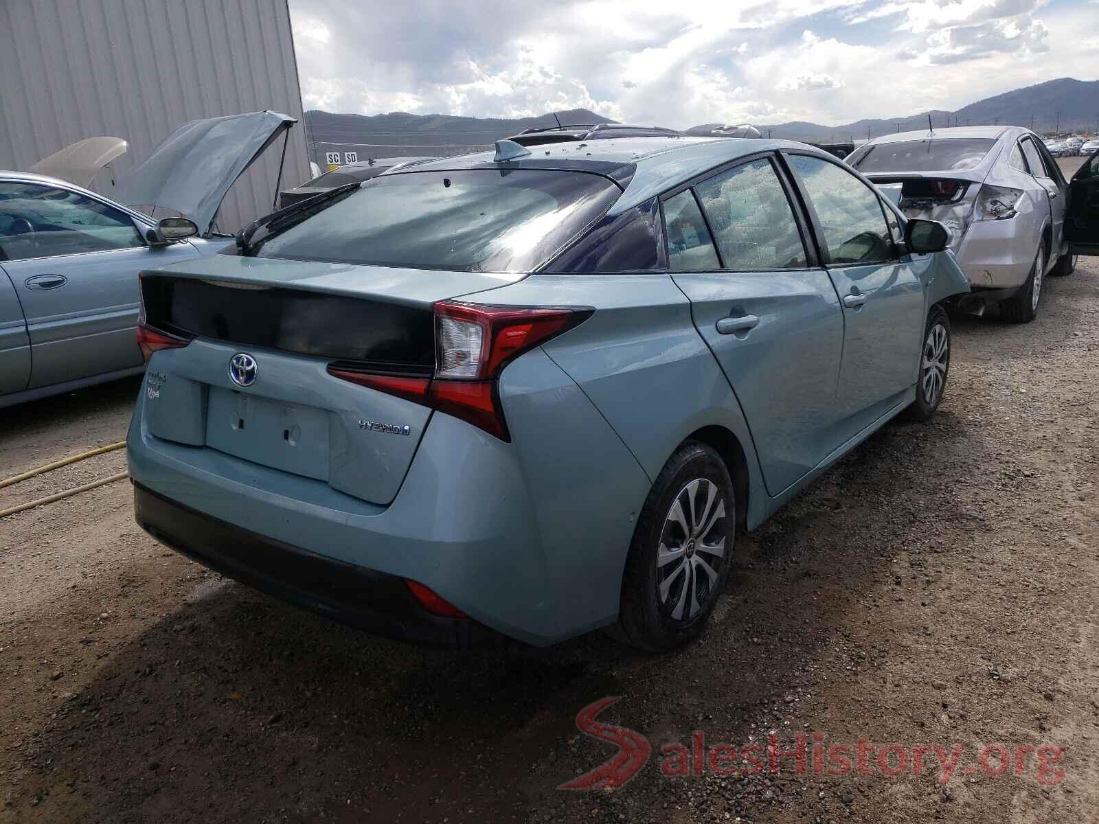 JTDL9RFU1K3010426 2019 TOYOTA PRIUS