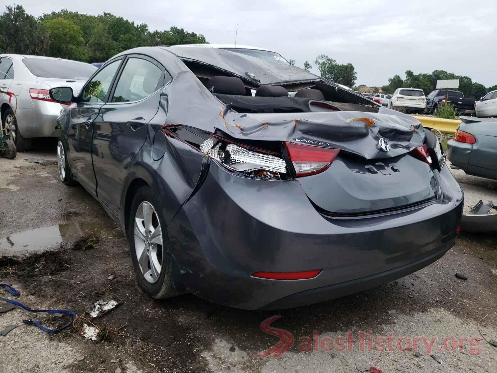 KMHDH4AEXGU605525 2016 HYUNDAI ELANTRA