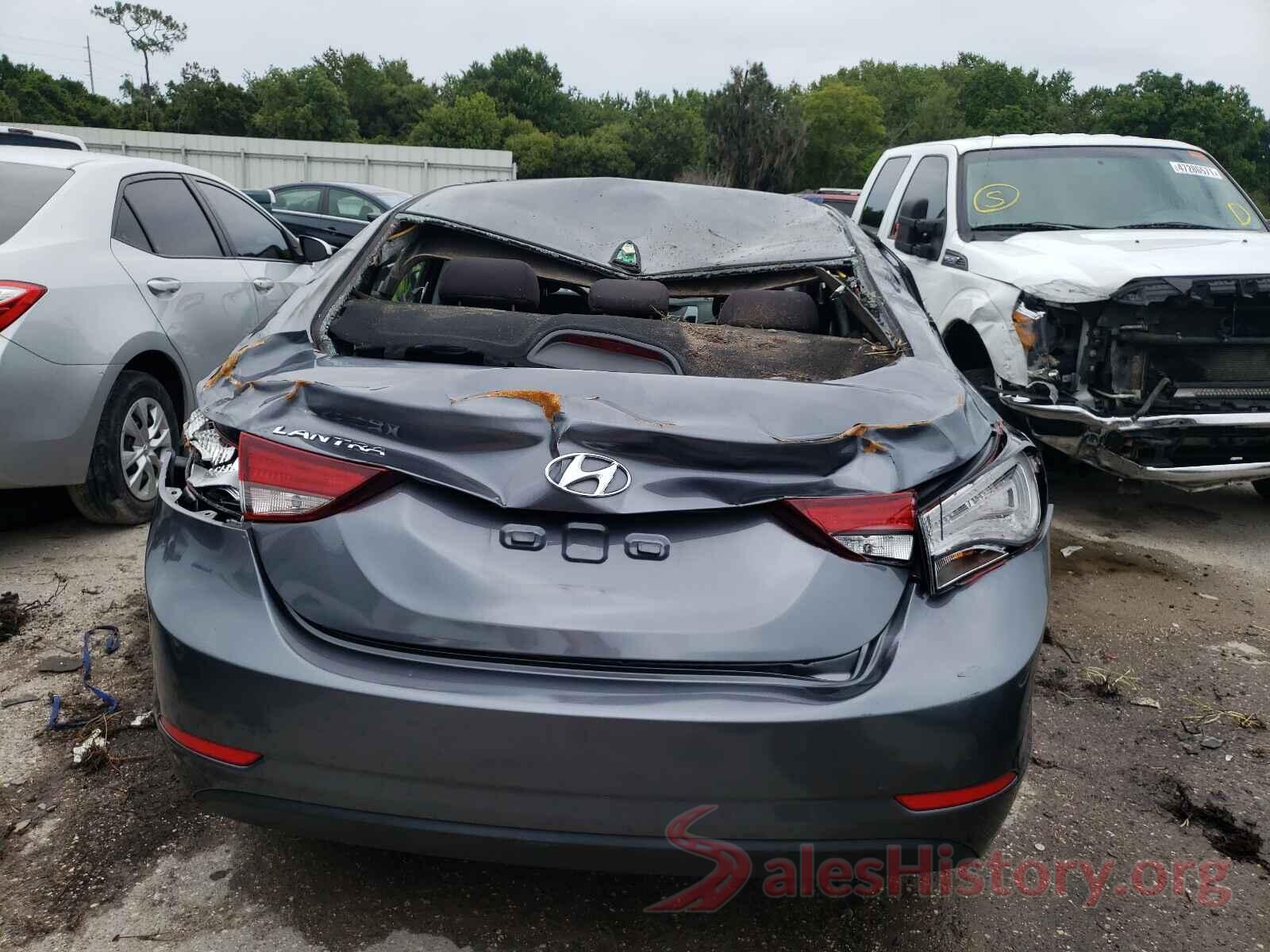 KMHDH4AEXGU605525 2016 HYUNDAI ELANTRA