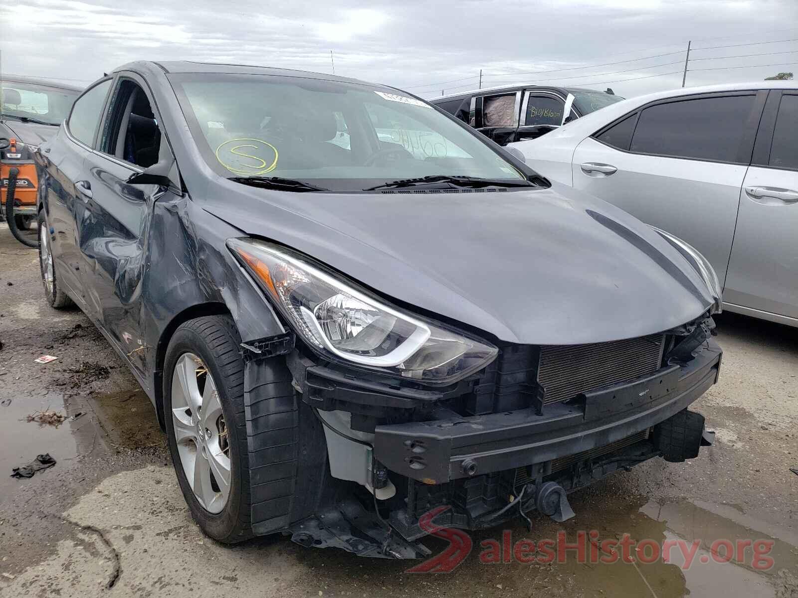 KMHDH4AEXGU605525 2016 HYUNDAI ELANTRA