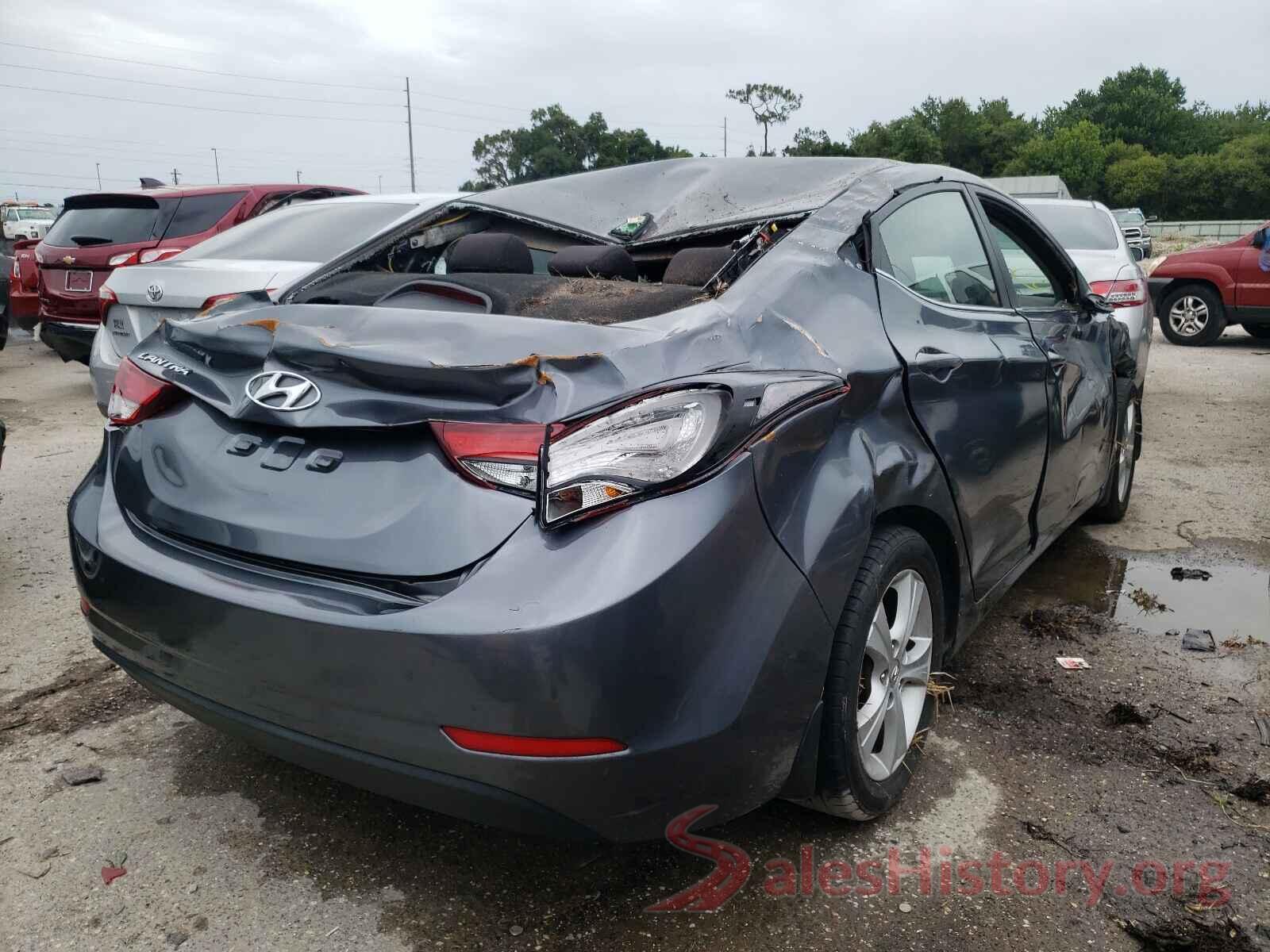 KMHDH4AEXGU605525 2016 HYUNDAI ELANTRA