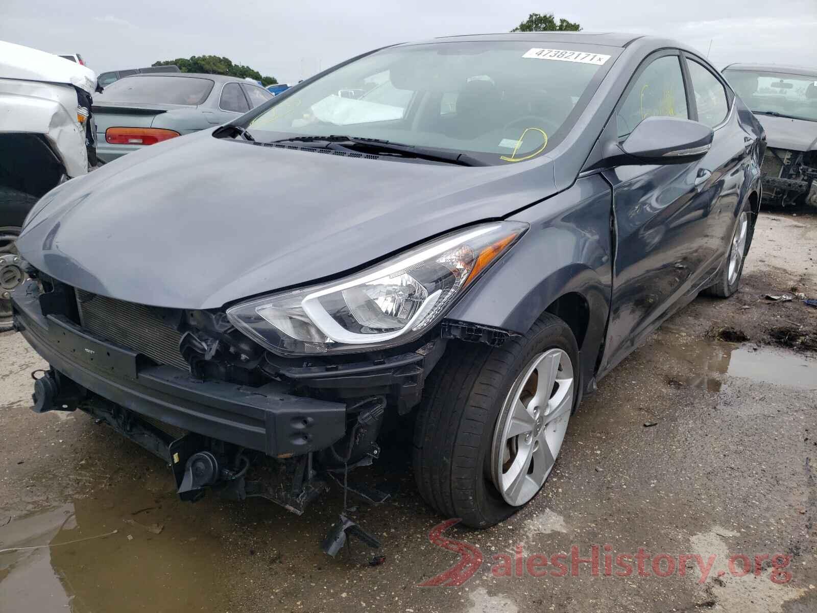 KMHDH4AEXGU605525 2016 HYUNDAI ELANTRA