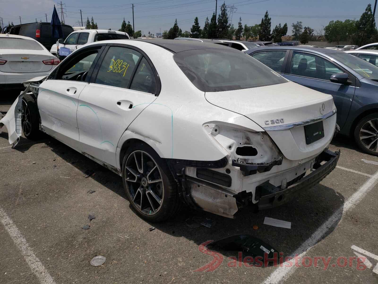 55SWF8DB7KU294101 2019 MERCEDES-BENZ C-CLASS