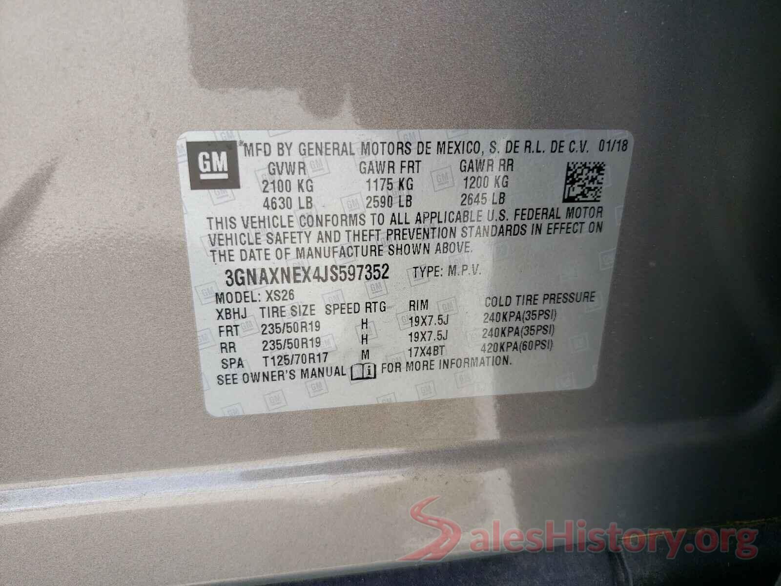 3GNAXNEX4JS597352 2018 CHEVROLET EQUINOX