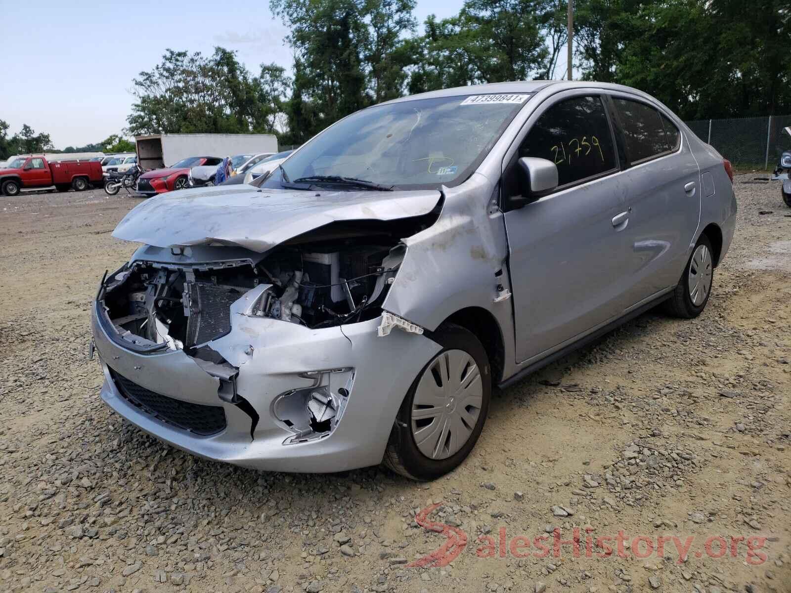 ML32F3FJ9LHF00582 2020 MITSUBISHI MIRAGE