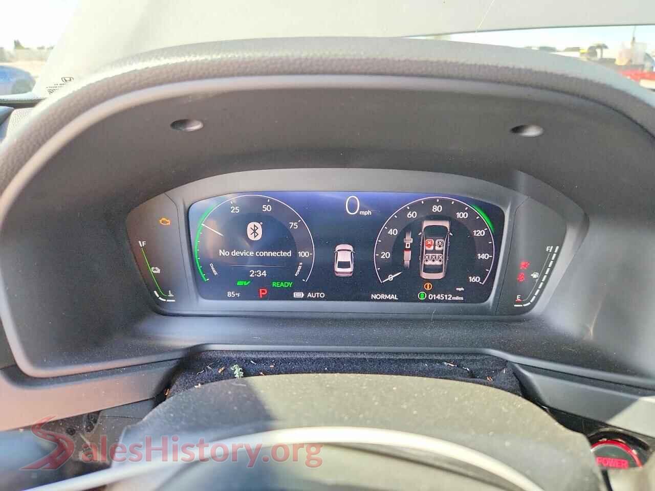 2025 HONDA ACCORD VIN 1HGCY2F5XSA039553, interior center console