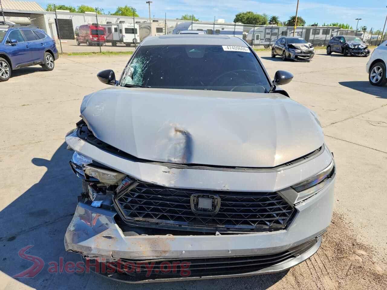 2025 HONDA ACCORD VIN 1HGCY2F5XSA039553, rear view
