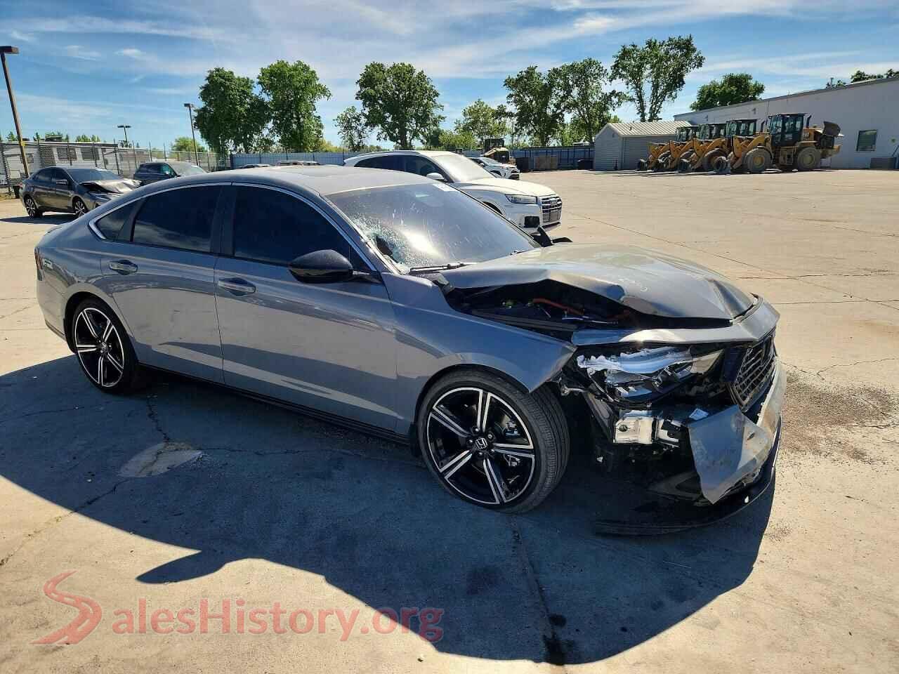 2025 HONDA ACCORD VIN 1HGCY2F5XSA039553, rear 3/4 view