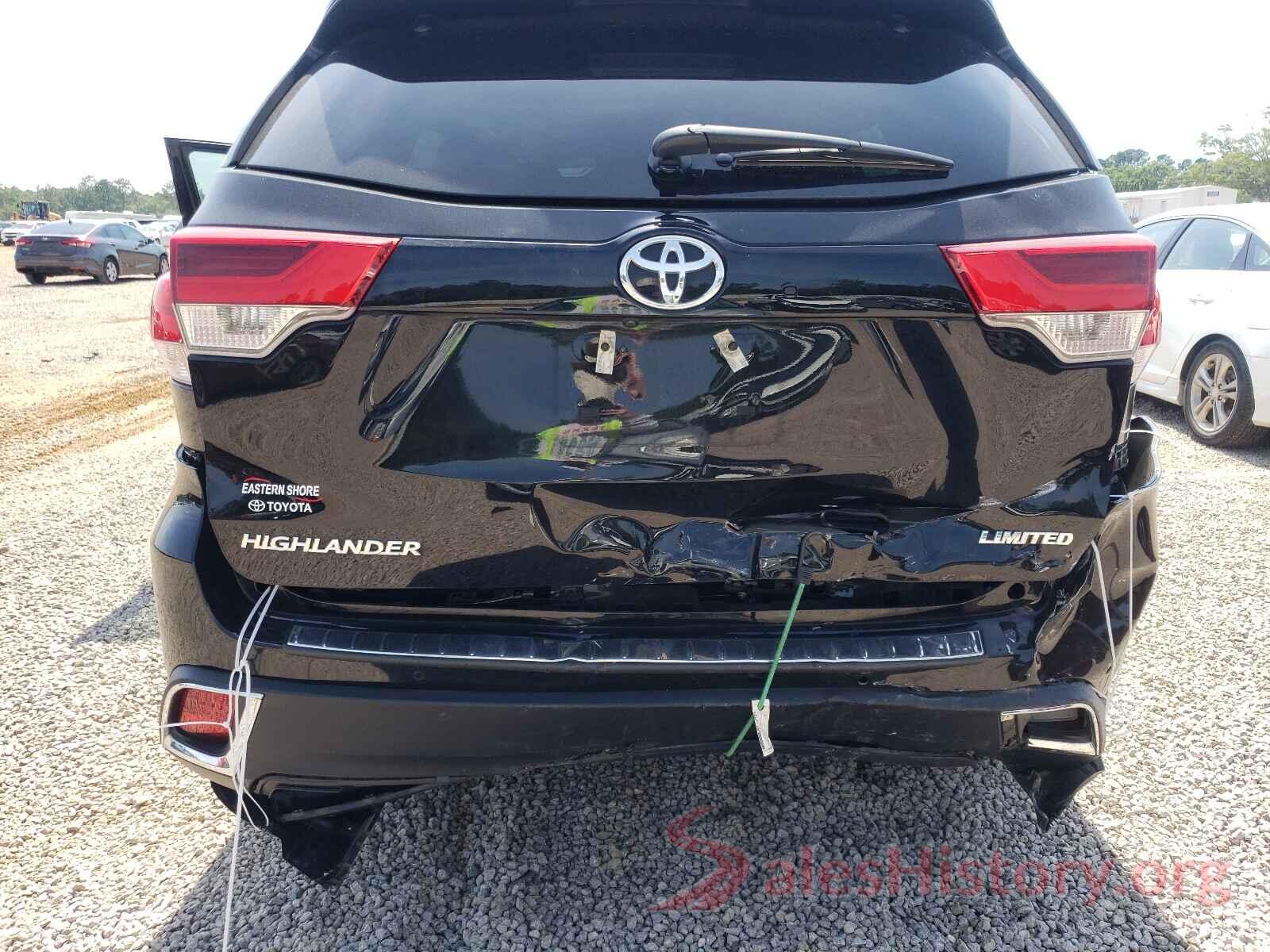 5TDYZRFH8JS244830 2018 TOYOTA HIGHLANDER