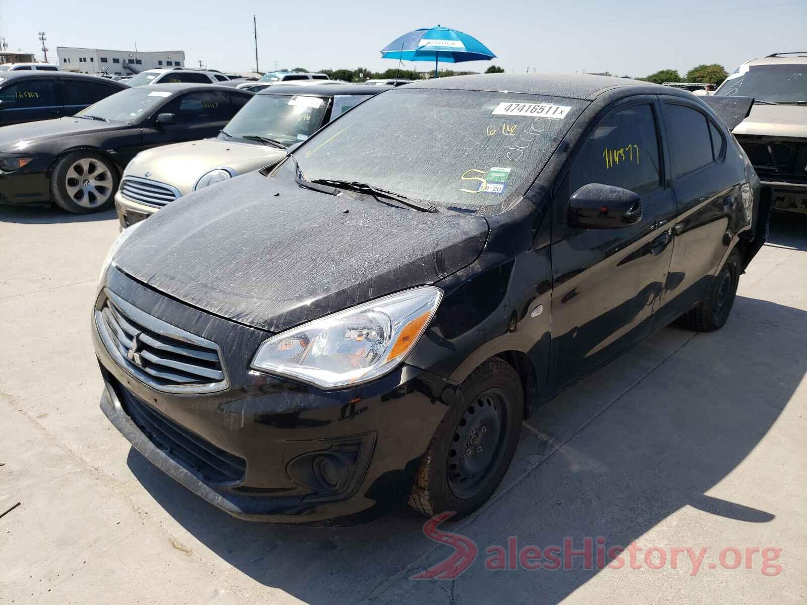 ML32F3FJ6HHF14866 2017 MITSUBISHI MIRAGE