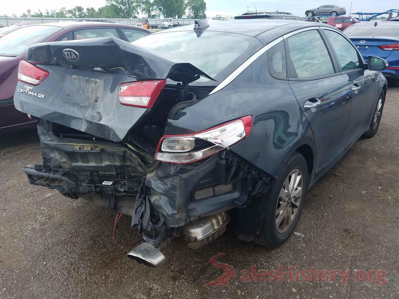 KNAGT4L31G5070295 2016 KIA OPTIMA