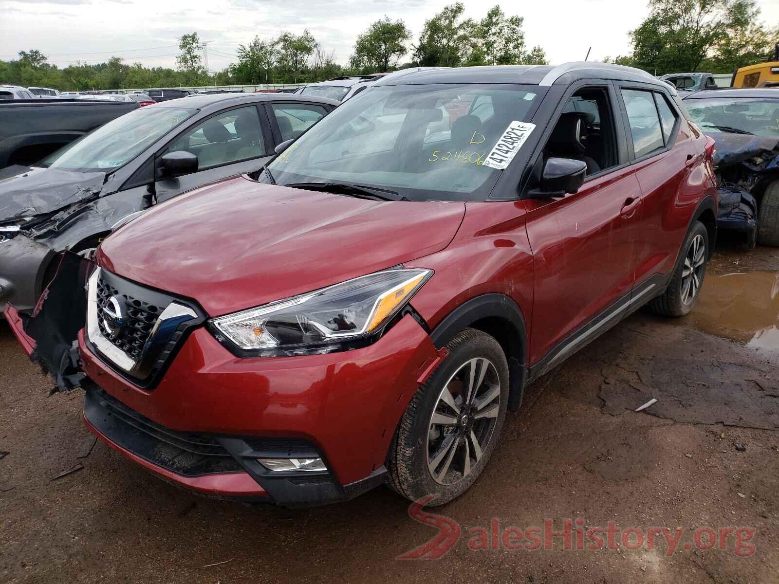 3N1CP5CU6KL524606 2019 NISSAN KICKS